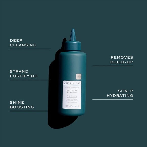 Kristin Ess Hair Scalp Purifying Micellar Shampoo for Deep Cleansing, 10oz New - Picture 4 of 4